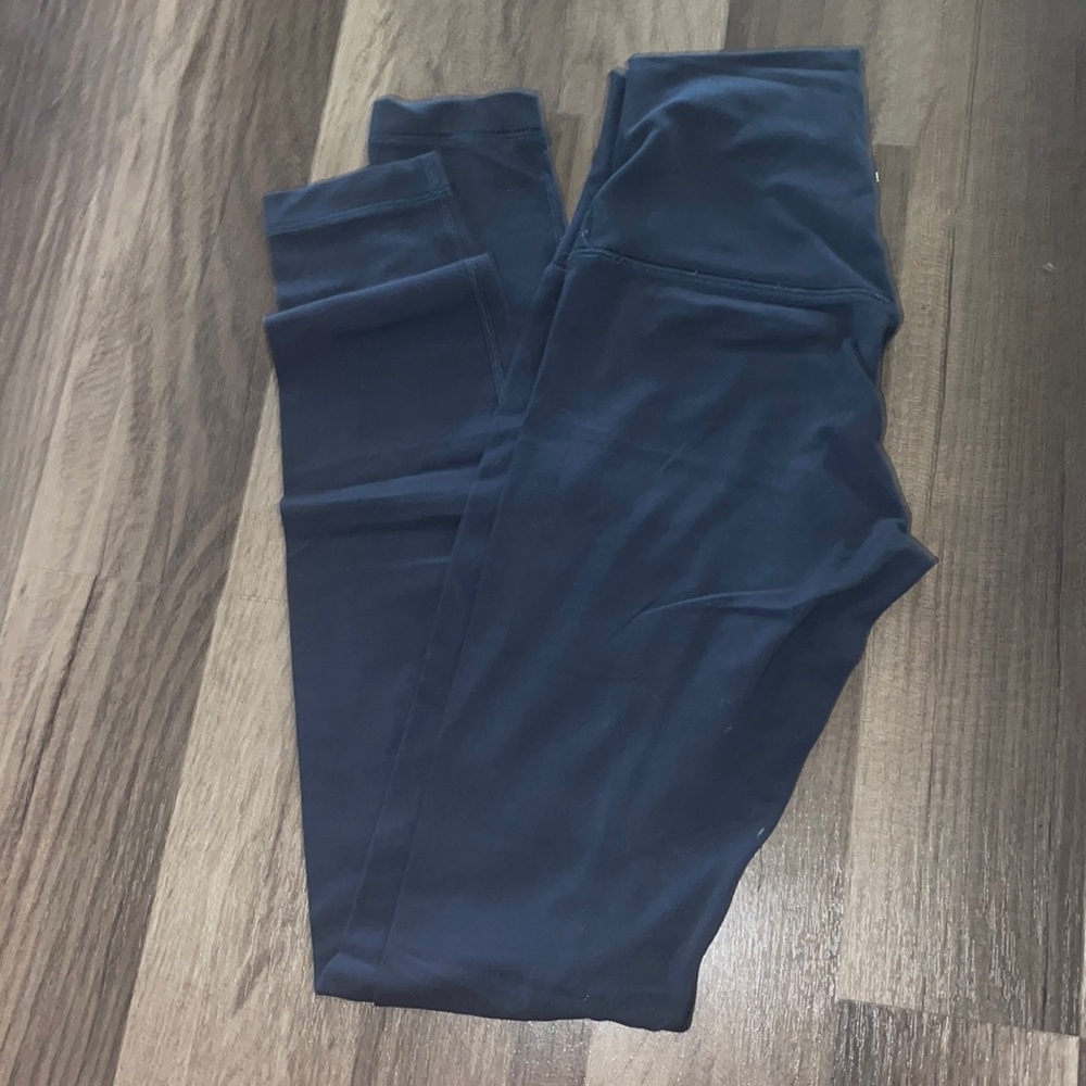 Lululemon aligns, blue, size 2, 28”